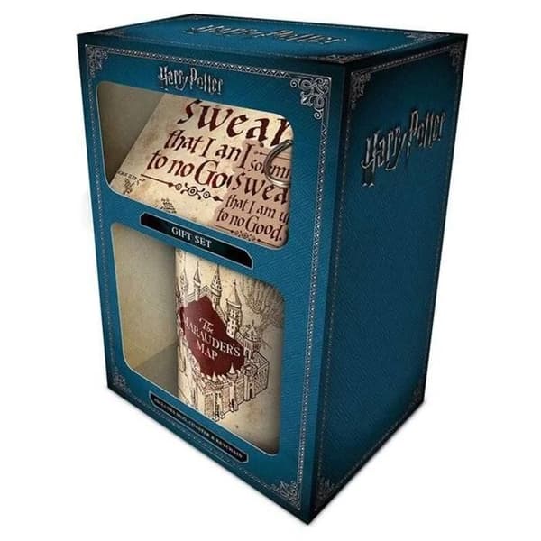 Presentförpackning - PYRAMID INTERNATIONAL - Harry Potter - Marodörernas karta - Blå - Rektangulär - Vuxen