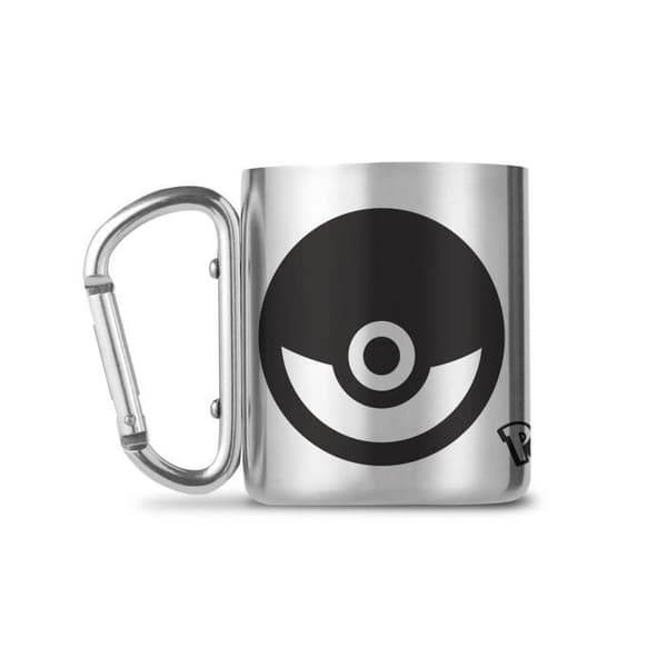 Campingmugg - Pokemon - Pokeball - Rostfritt stål - 220ml - Grå
