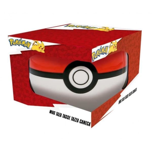 POKEMON - Pokeball - 3D-mugg - 330 ml