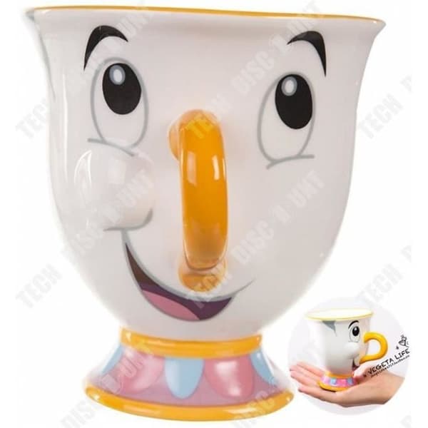 Mugg - Keramik - Söt handtag - 320 ml - Barn - Daglig användning
