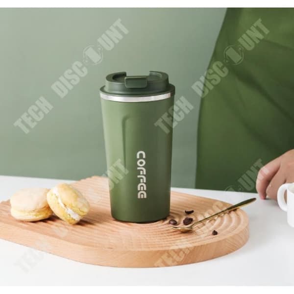 TD® Kaffekopp vattenkopp 304 kaffekopp i rostfritt stål vakuum kontorsmugg utomhus fritid armé bil mugg t