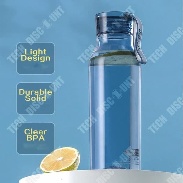 TD® Bärbar vattenkopp med lyftsladd Handy Sport plastkopp