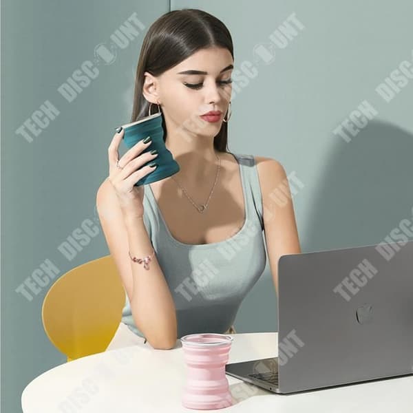 TD® Silikon Folding Cup Mini Infällbar Cup Creative Outdoor Travel Munvatten Mugg Resebärbar