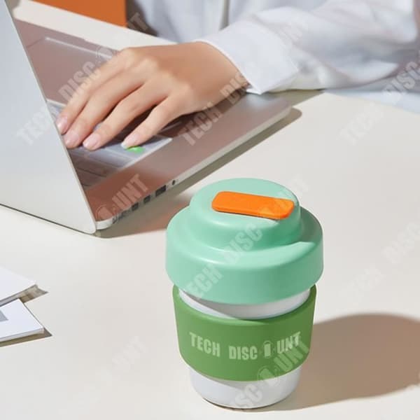 TD® Kaffemugg keramiskt foder i rostfritt stål termos bärbar vattenkopp kontorskafé hygienisk och ren japansk stil