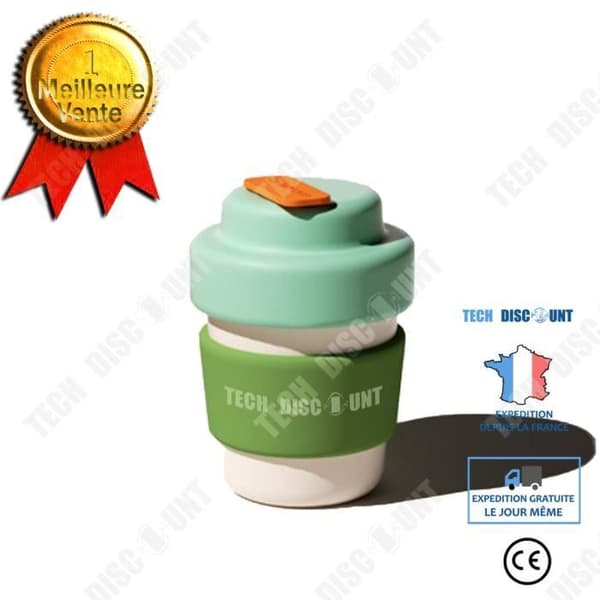 TD® Kaffemugg keramiskt foder i rostfritt stål termos bärbar vattenkopp kontorskafé hygienisk och ren japansk stil