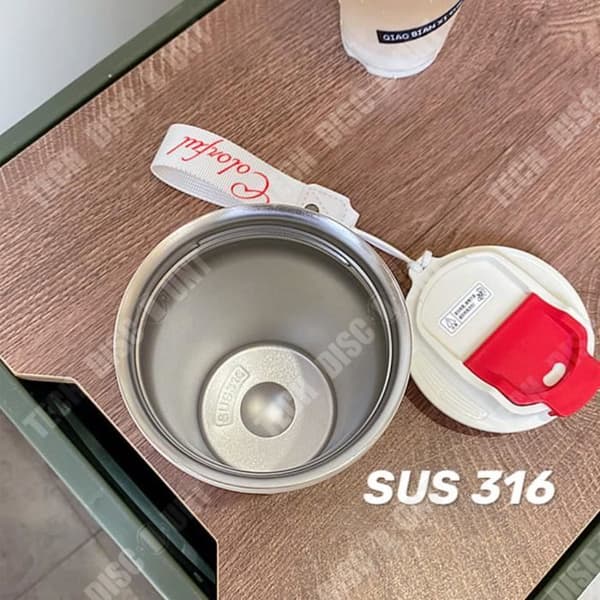 TD® 316 termosmugg i rostfritt stål kaffe medföljande mugg prisvärd vattenkopp bärbar present vattenkopp