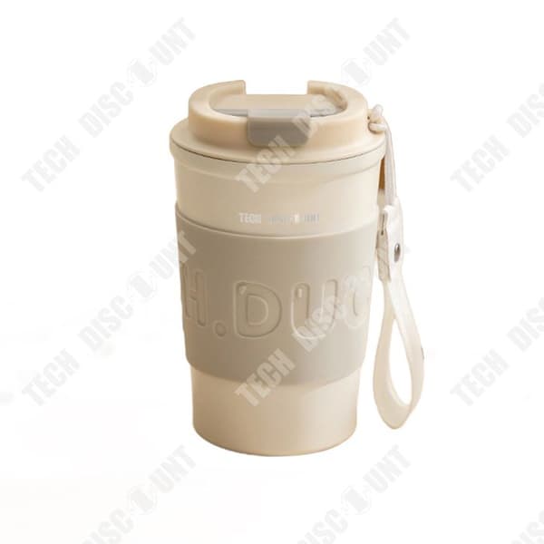 TD® kaffemugg 400 ml Bärbar termokopp med lock Resemugg Återanvändbar läcksäker kaffe- och tekopp