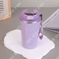 Miniatyrbild 3 av 4: TD® kaffemugg 510ml 304 rostfritt stål smart isolerad kopp med bärrem Bärbar bilkopp