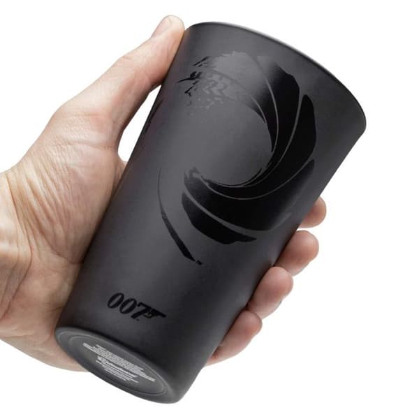 Dricksglas - PALADONE - 007 James Bond - Svart - 450ml - Present till fans