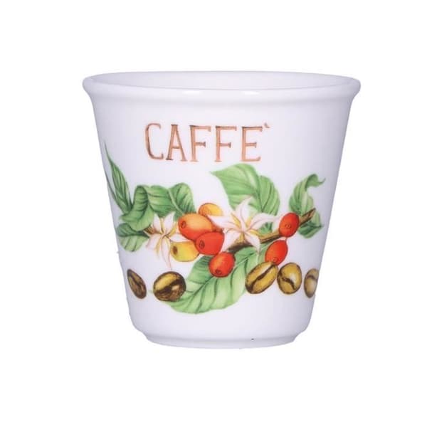 SET 6 BICCHIERINI CAFFE 75CC LIQUORELLI I PORCELLANA