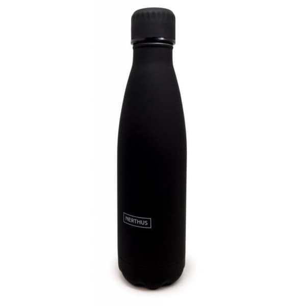 Nerthus Thermo Double Wall Rostfritt stål för kallt och varmt svart 500ml utan bisfenol A