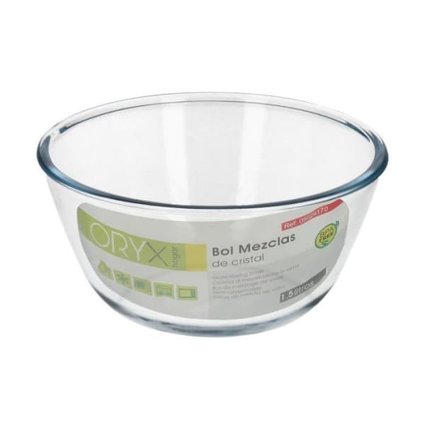 Glasbol, perfekt för blandningar. Kapacitet 1,5 liter. AFT 05024170