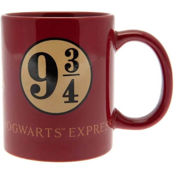 Harry Potter Mugg - Harry Potter - 315 ml - Plattform 9 3/4 - Röd - Cylindrisk