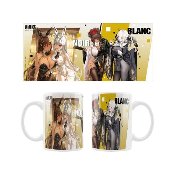 Sakami Merchandise - Segerens Gudinna: Nikke - Vit &amp; Svart Keramikmugg