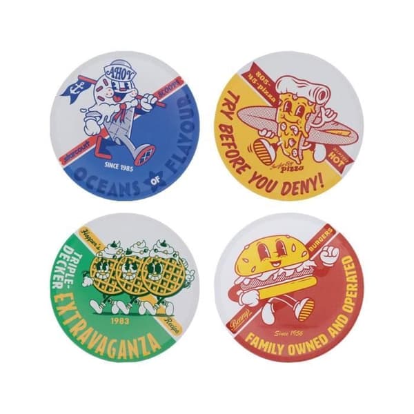 FaNaTtik - Stranger Things - Pack 4 coasters Stranger Things