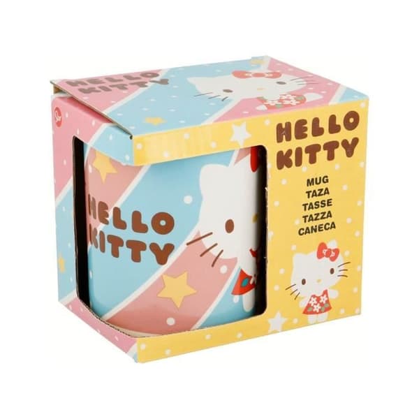 Stor - Hello Kitty - Mugg Söt Hello Kitty Röda Klänning 325 ml