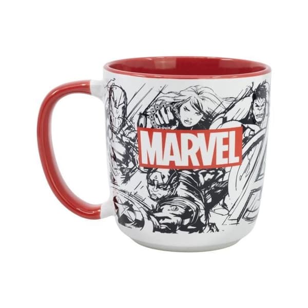 Mugg - Stor - Marvel - Collage - 380 ml - Porslin - Diskmaskinssäker