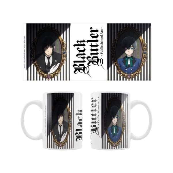 Sakami Merchandise - Black Butler: Public School Arc - Keramikkopp Sebastian & Ciel