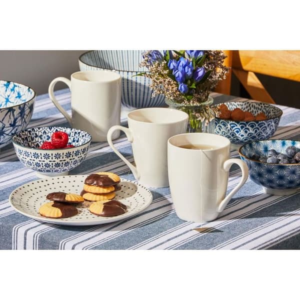 Tognana Set av muggar 300 ml 6 st IRIS BIANCO