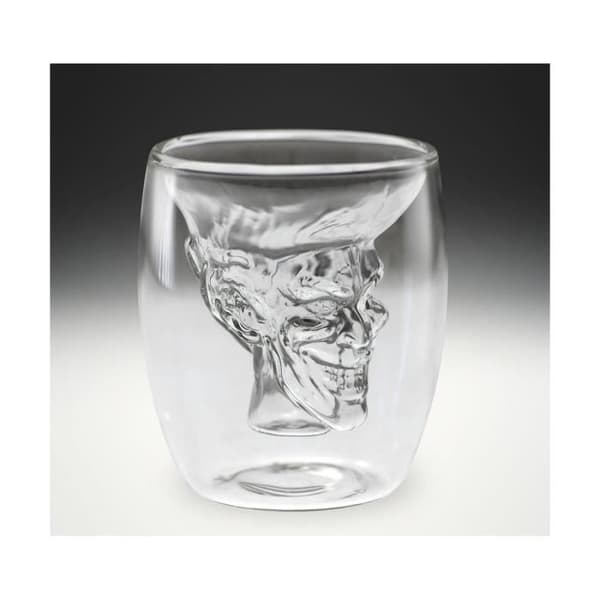 3D-glas - Pyramid International - Joker - Volym 28cl - Grön färg - Rund form