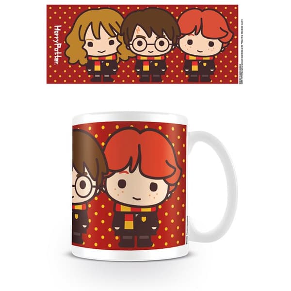 Mugg - P.Derive - Harry Potter - 300 ml - Kawaii - Röd - Rund