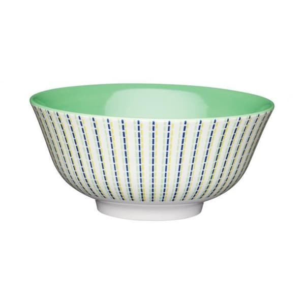 KitchenCraft skål Marockansk stil Lime Nyanser 15,7 cm keramik vit