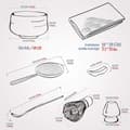 Miniatyrbild 3 av 7: INF Matcha Visp Set CT Fyra Delar