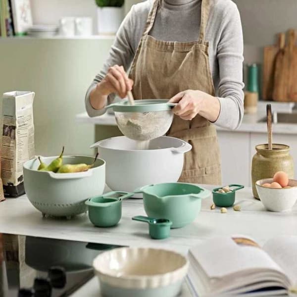 Sats med blandskålar - Joseph Joseph - Nest™ 9 Plus - 9 delar - Grön - Modern design