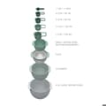 Miniatyrbild 2 av 4: Sats med blandskålar - Joseph Joseph - Nest™ 9 Plus - 9 delar - Grön - Modern design