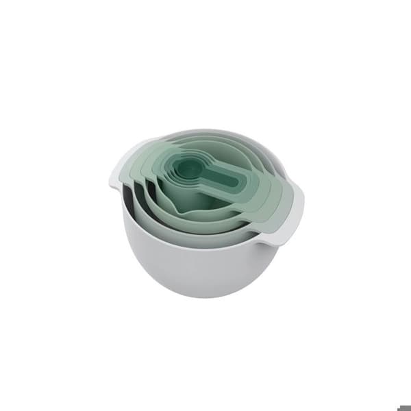 Sats med blandskålar - Joseph Joseph - Nest™ 9 Plus - 9 delar - Grön - Modern design