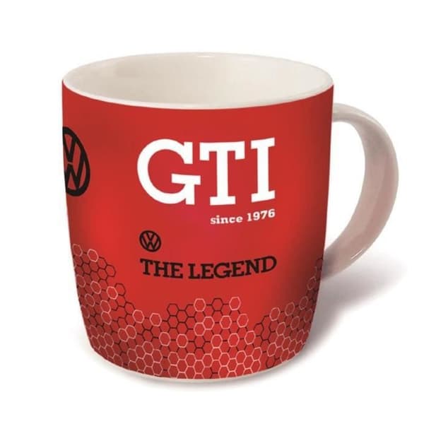 Kaffemugg (kaffemugg) VW Volkswagen Golf GTI röd: Legenden