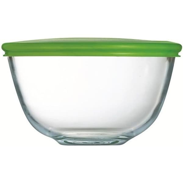 PYREX Beredningsskål + plastlock 14 cm transparent