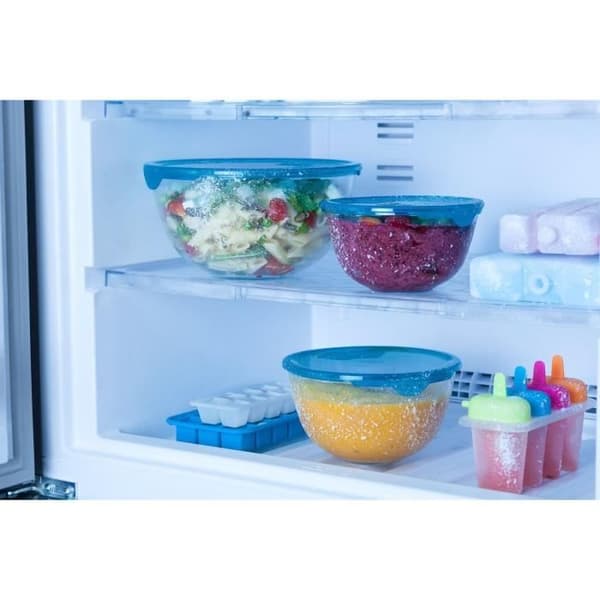 PYREX Förberedelseskål + plastlock 21 cm transparent