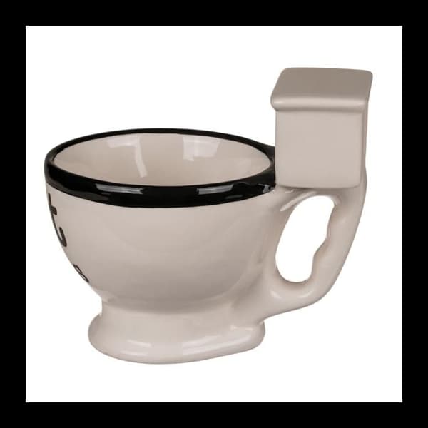 Mugg - Prylar och presenter - Toalett - 400 ml - Keramik - Tål inte diskmaskin