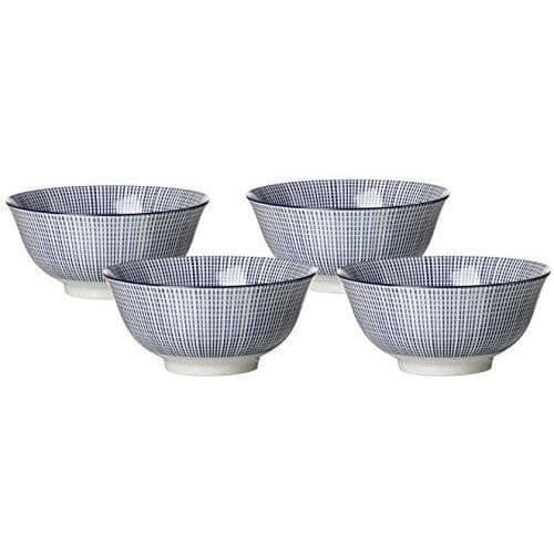Ritzenhoff - Breker Bowl Set för Royal Makoto, 4-delad, 15,5 cm diameter, 650ml, Porslin, Blå/Vit -