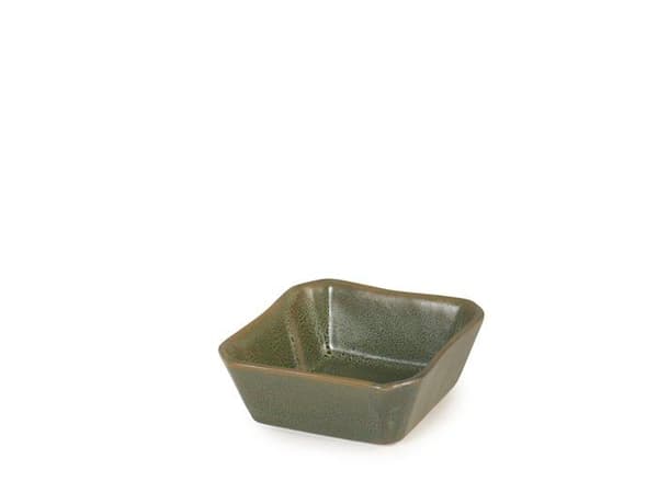 Glasskopp - Tp glasskopp - 9385814 - Streat Set 4 Coppe i Stengods Quadrate Green 8,5cm