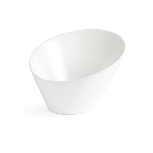 Ovala lutande skålar - Olympia - 4-pack - Porslin - 150x135mm - Diskmaskinvänlig