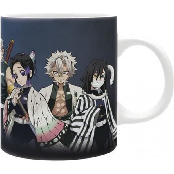 Mugg - DEMON SLAYER - Piller - 320ml - Porslin - Cylindrisk