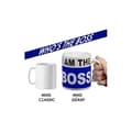 Miniatyrbild 4 av 6: Tasse - JAG ÄR CHEFEN - XL - 750 ml - Keramik - Blå