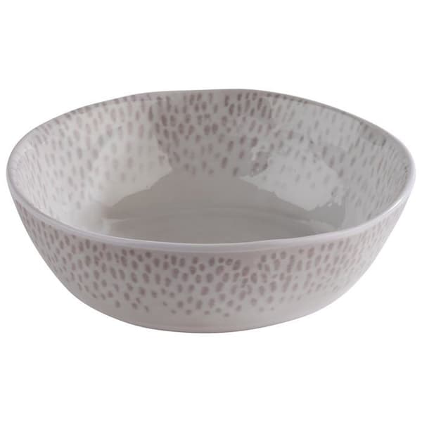 Bol mixer - bol en préparation Aps - 85320 - Bol i melamin Fotavtryck Vit/grå Ø 13 cm Höjd 5,5 cm 0,25 l