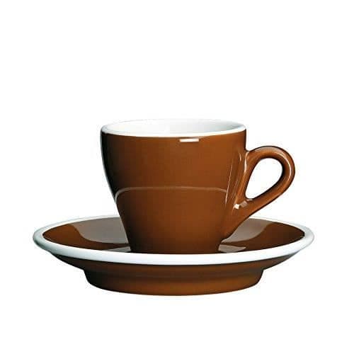 Cilio Tasse à expresso Milano Marron, Porcelain, 12x 12x 6cm - 215090