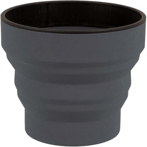 Lifeventure Flexi Mug Ellipse 350ml 7,8cm Silikon antracit
