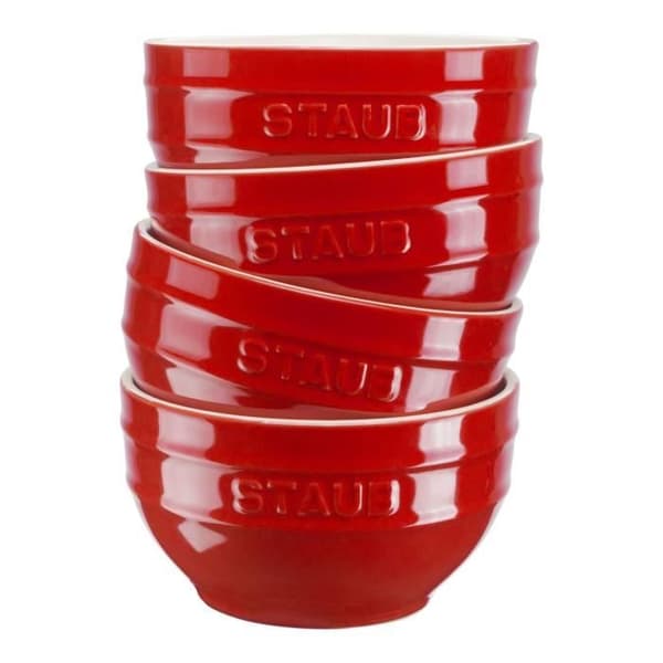 Skålset - ZWILLING - Staub - Glaskeramik - Rund - 0,7 L - Röd
