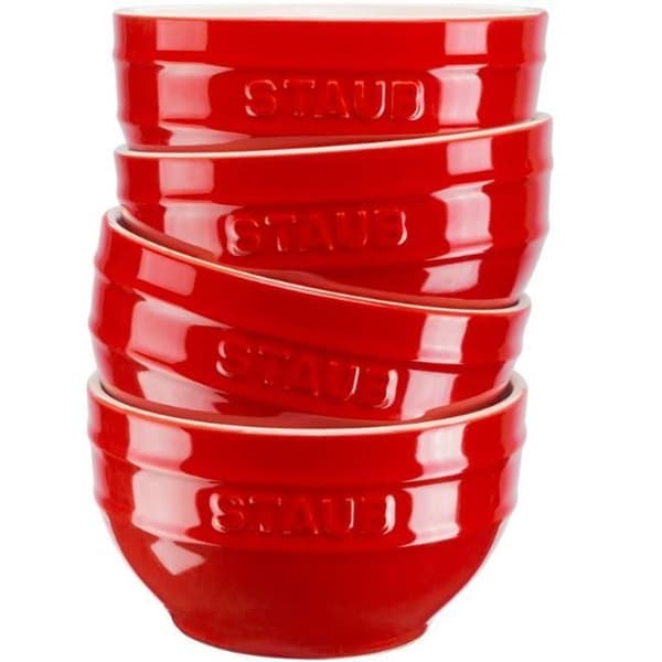 Skålset - ZWILLING - Staub - Glaskeramik - Rund - 0,7 L - Röd