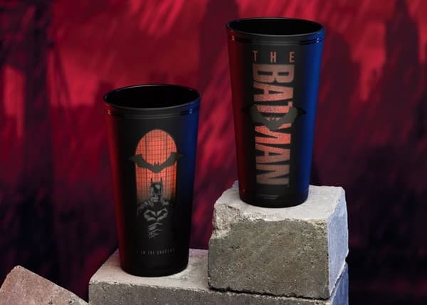 Batman Black and Red dricksglas - PALADONE - 400 ml - Batman licens