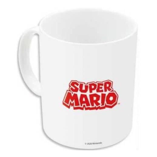 Stormugg Super Mario junior 325 ml keramik vit/röd