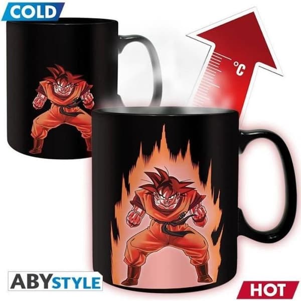 DRAGON BALL - Mugg Heat Change - 460 ml - DBZ/ Goku