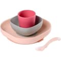 Miniatyrbild 1 av 4: BEABA Silikonservis 4 delar - rosa