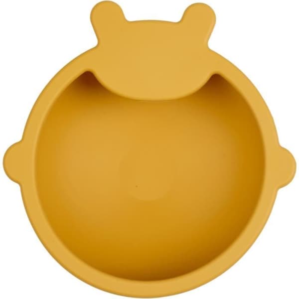 Imukuppikulho - THERMOBABY - Silikoni - Hunajankeltainen, liukumaton ja särkymätön