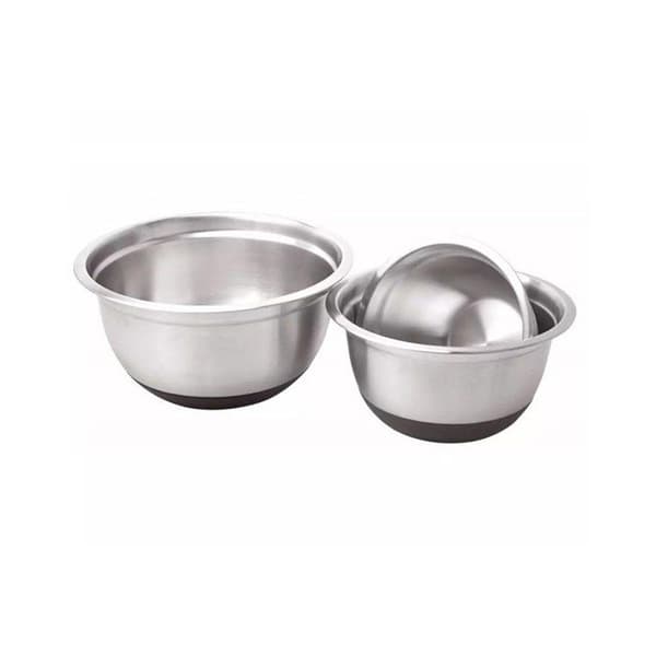 Bol mixer - bol en förberedelse Klausberg - KB-7388 - ENSEMBLE DE 3 BOLS EN ACIER AVEC BASE EN SILICONE []